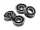 Flanschlager F686 2RS 6x13x5 mm Miniatur Rillenkugellager mit Flansch