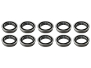 Flanschlager F6701 2RS 12x18x4 mm Rillenkugellager mit Flansch