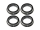 Flanschlager F6701 2RS 12x18x4 mm Rillenkugellager mit Flansch