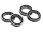 Flanschlager F6701 2RS 12x18x4 mm Rillenkugellager mit Flansch