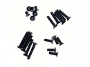 Senkkopfschrauben Set M2 x 4-12mm schwarz - 250...