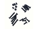 Senkkopfschrauben Set M2,5 x 4-12mm schwarz - 250...