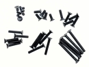 Senkkopfschrauben Set M4 x 6-14mm schwarz - 250...