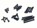 Linsenkopfschrauben Set M4 x 6-14mm schwarz - 250...