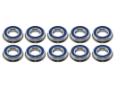 Edelstahl Flanschlager SF6901 2RS 12x24x6 mm Rillenkugellager mit Flansch