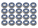 Edelstahl Flanschlager SF6901 2RS 12x24x6 mm Rillenkugellager mit Flansch