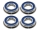 Edelstahl Flanschlager SF6901 2RS 12x24x6 mm Rillenkugellager mit Flansch