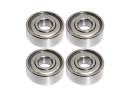 Kugellager 606 ZZ 6x17x6 mm mit Nylonkäfig ABEC5 geölt Wälzlager