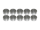 Kugellager R3 ZZ 3/16x1/2x10/51 zoll mit Nylonkäfig ABEC5 geölt Wälzlager