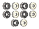Kugellager 625 RSZ 5x16x5 mm mit Nylonkäfig ABEC5 geölt Wälzlager