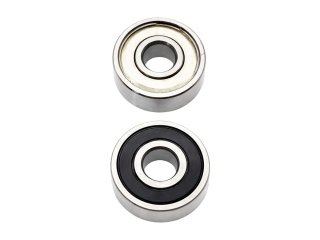 Kugellager 606 RSZ 6x17x6 mm mit Nylonkäfig ABEC5 geölt Wälzlager