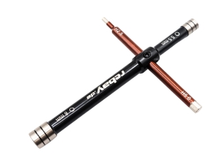Steckschlüssel Schraubendreher 8mm (M5) + 5,5mm (M3) - ISK 2,5mm + 5mm Sechskant