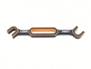 Mini Aluminium Doppel-Gabelschlüssel 4mm / 5mm -...