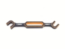 Mini Aluminium Doppel-Gabelschlüssel 4mm / 5mm -...