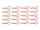 Karosserieklammern 25,0mm - 1,2mm Drahtstärke orange Federstecker RC Body Pins Karosserieclips