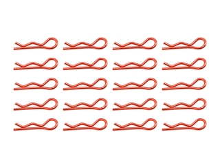 Karosserieklammern 28,5mm - 1,6mm Drahtstärke orange Federstecker RC Body Pins Karosserieclips