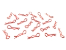 Karosserieklammern 28,5mm - 1,6mm Drahtstärke orange Federstecker RC Body Pins Karosserieclips