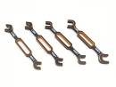 Mini Aluminium Doppel-Gabelschlüssel 4tlg Set...