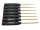 Schraubendreher Set 7tlg Innensechskant Aluminium TiN gold - rcbay