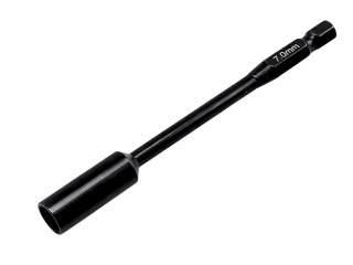 Schraubendreher Bit Aussensechskant 7mm Steckschlüssel 100mm HSS M4 Muttern