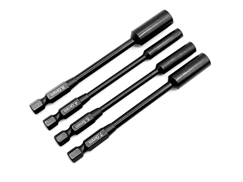 YXQ 10 Stück Schlitz-Schraubendreher-Bits – 4mm, 1/4" Sechskant, 5,1cm Länge