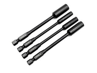 Bit Set 4tlg 100mm Aussensechskant 4mm 5,5mm 7mm 8mm schwarz - rcbay