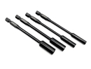 Bit Set 4tlg 100mm Aussensechskant 4mm 5,5mm 7mm 8mm schwarz - rcbay
