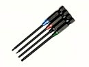 Bit Set 4tlg 98mm Innensechskant 1,5mm 2mm 2,5mm 3mm schwarz - rcbay