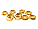 10x M4 Unterlegscheiben Aluminium Linsenkopfscheiben für ISO7380 Schrauben gold
