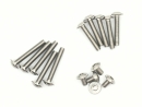 50x M2,5x16 ISO7380-2 Linsenkopfschrauben mit Flansch Edelstahl 304
