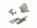 50x M3x5 ISO7380-2 Linsenkopfschrauben mit Flansch Edelstahl 304