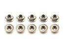 Muttern DIN985 DIN6923 DIN6926 Edelstahl A2 M2 M2,5 M3 M4 M5 50 Stück