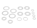 Passscheiben Set DIN988 Edelstahl V2A 40tlg. 0,1–0,5 mm Ausgleichsscheiben