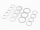 Passscheiben Set DIN988 Edelstahl V2A 40tlg. 0,1–0,5 mm Ausgleichsscheiben