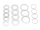 Passscheiben Set DIN988 Edelstahl V2A 40tlg. 0,1–0,5 mm Ausgleichsscheiben