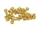 20x M3x5 DIN912 goldene Zylinderkopfschraube Stahl 12,9...