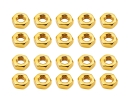 Sechskantmuttern DIN934 TiN Gold M2 M2,5 M3 M4 Stahl 20...