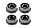 Flanschlager F693 2RS 3x8x4 mm Miniatur Rillenkugellager mit Flansch