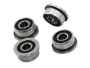 Flanschlager F693 2RS 3x8x4 mm Miniatur Rillenkugellager mit Flansch