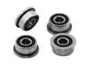 Flanschlager F693 2RS 3x8x4 mm Miniatur Rillenkugellager mit Flansch