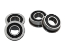 Flanschlager MF115 2RS 5x11x4 mm Miniatur Rillenkugellager mit Flansch