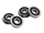 Flanschlager F695 2RS 5x13x4 mm Miniatur Rillenkugellager mit Flansch