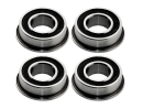 Flanschlager MF126 2RS 6x12x4 mm Miniatur Rillenkugellager mit Flansch