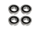 Flanschlager MF126 2RS 6x12x4 mm Miniatur Rillenkugellager mit Flansch