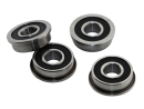 Flanschlager F696 2RS 6x15x5 mm Miniatur Rillenkugellager mit Flansch