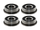 Flanschlager F696 2RS 6x15x5 mm Miniatur Rillenkugellager mit Flansch