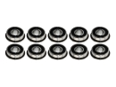 Flanschlager F696 2RS 6x15x5 mm Miniatur Rillenkugellager mit Flansch