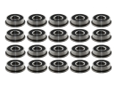 Flanschlager F696 2RS 6x15x5 mm Miniatur Rillenkugellager mit Flansch