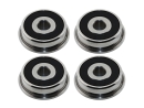Flanschlager F636 2RS 6x22x7 mm Miniatur Rillenkugellager mit Flansch
