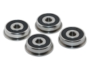 Flanschlager F636 2RS 6x22x7 mm Miniatur Rillenkugellager mit Flansch
